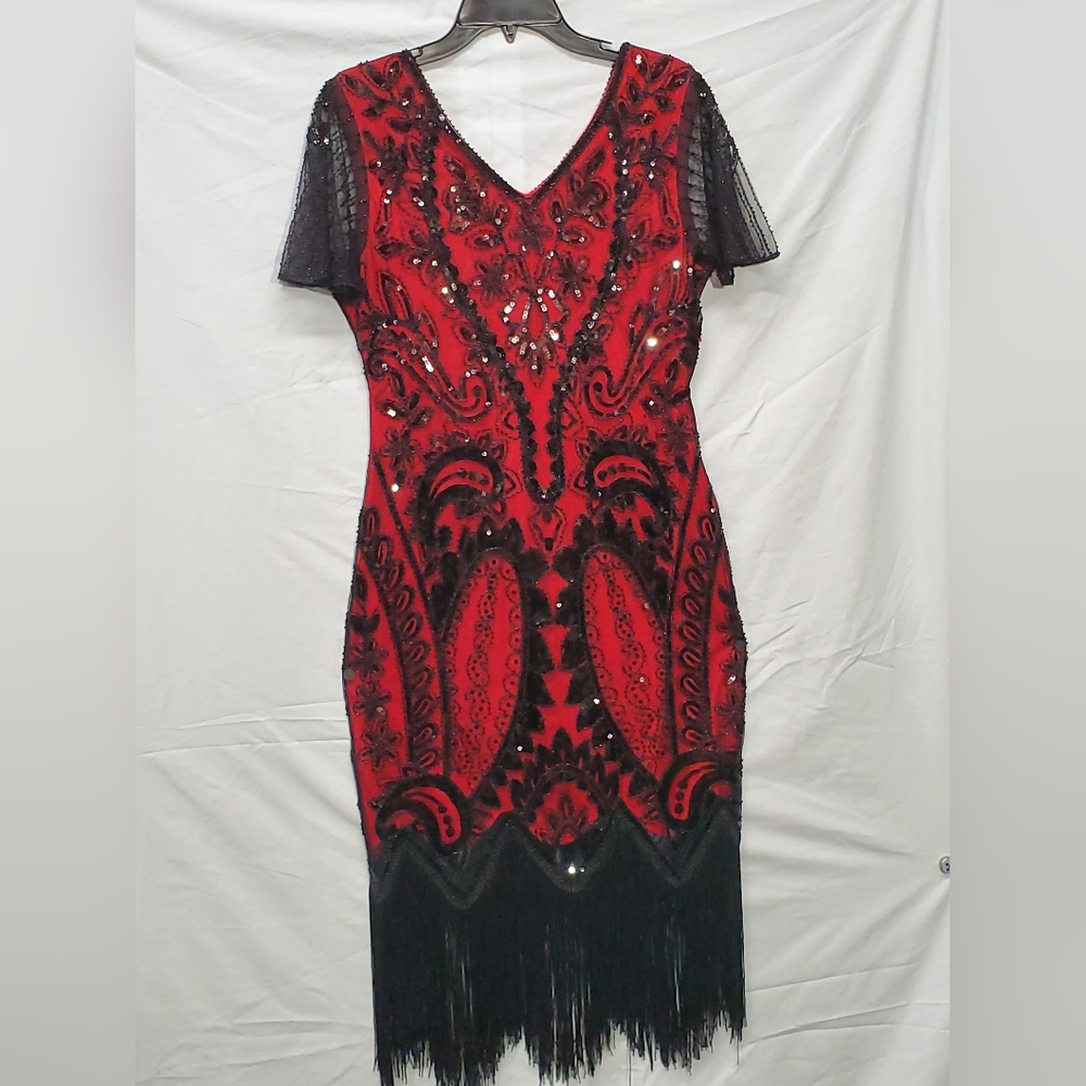 Women's Roaring 20's Flapper Dress Med